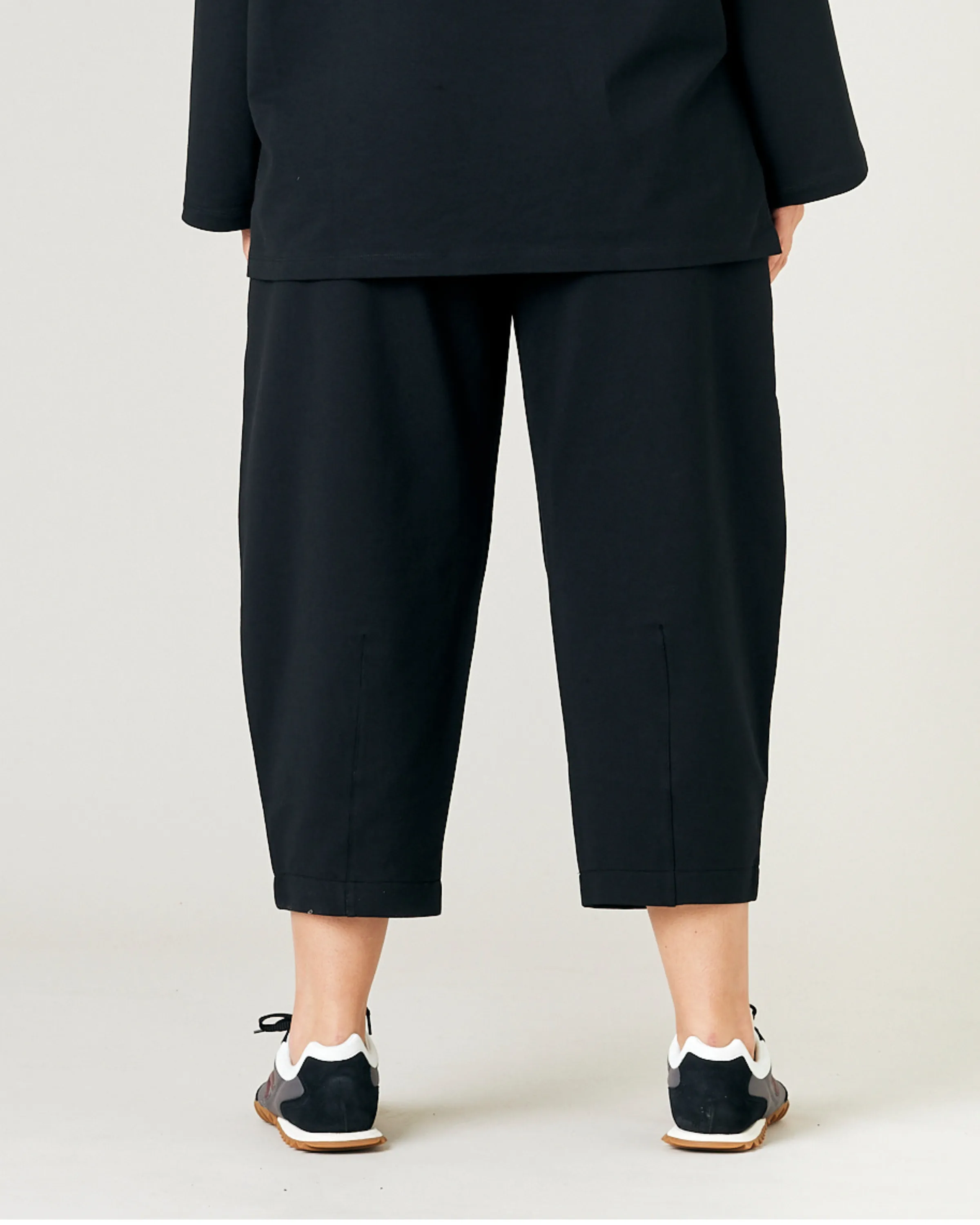 Huxley Black Cotton Jersey Trousers sold by Beyond Nine product image thumbnail 3