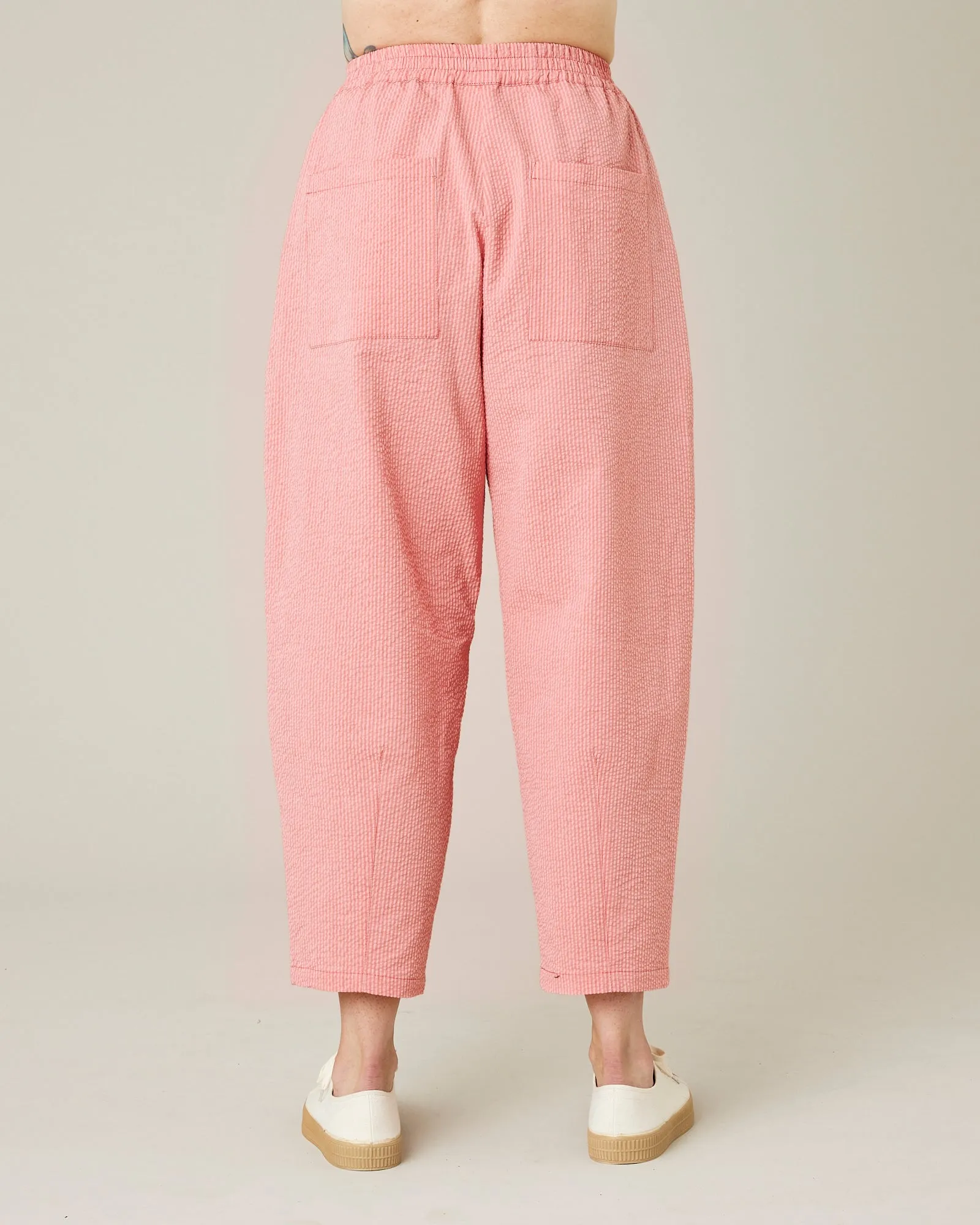 Huxley Coral Seersucker Trousers sold by Beyond Nine product image thumbnail 3
