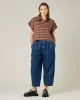 Polly Biscuit Stripe Linen Top sold by Beyond Nine