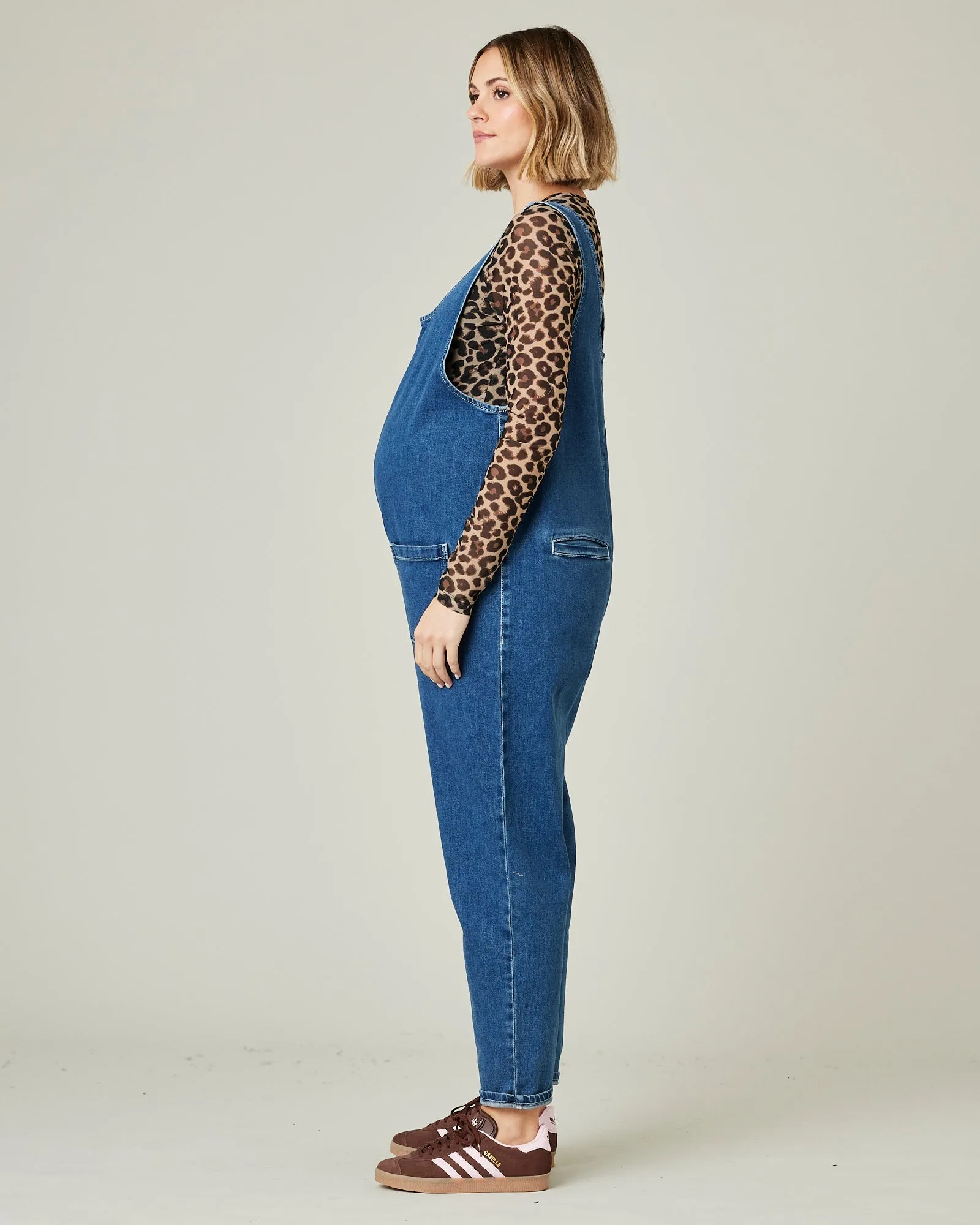 Lola Mid Blue Denim Jumpsuit sold by Beyond Nine product image thumbnail 5