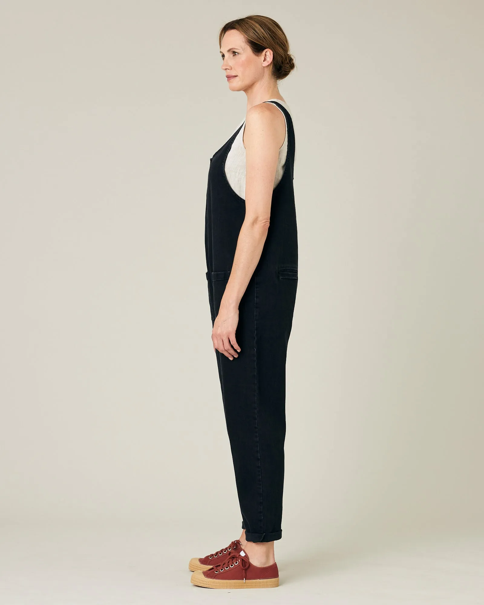 Lola Black Denim Jumpsuit sold by Beyond Nine product image thumbnail 2