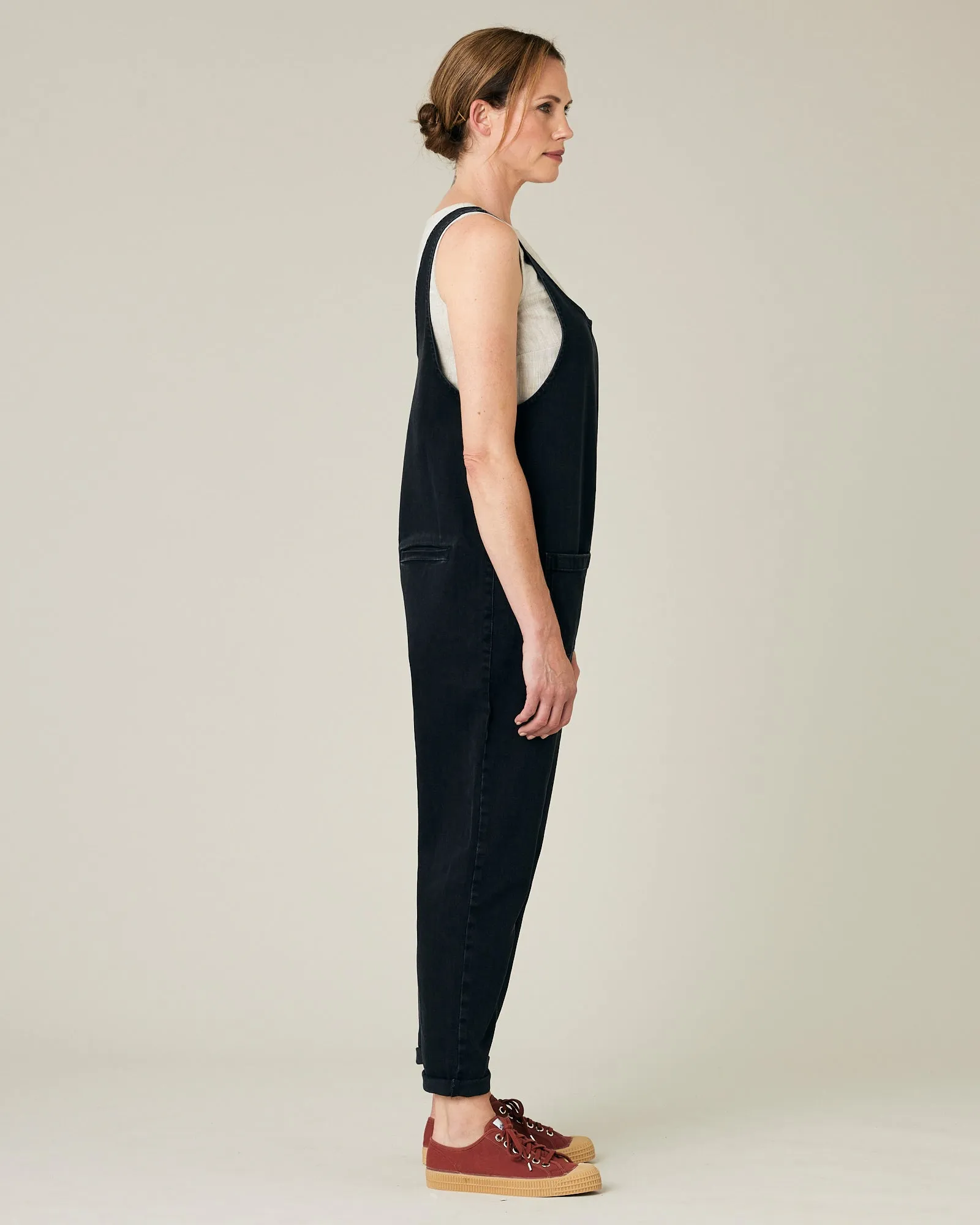 Lola Black Denim Jumpsuit sold by Beyond Nine product image thumbnail 4