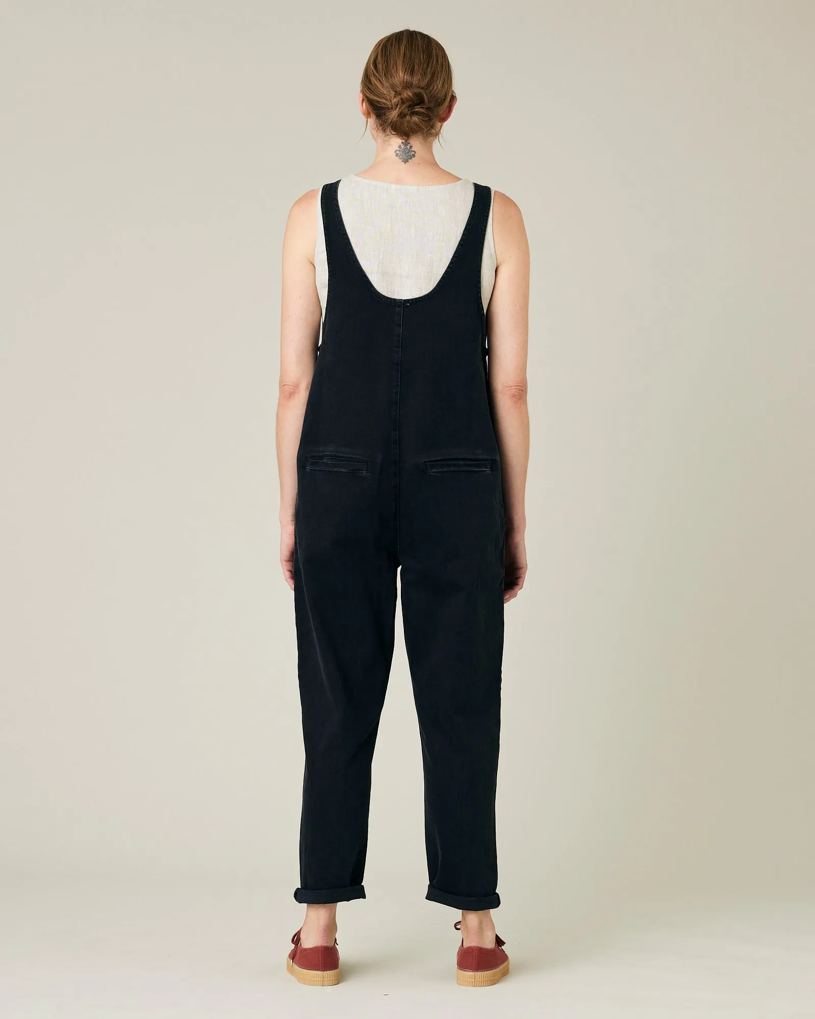 Lola Black Denim Jumpsuit sold by Beyond Nine product image thumbnail 3