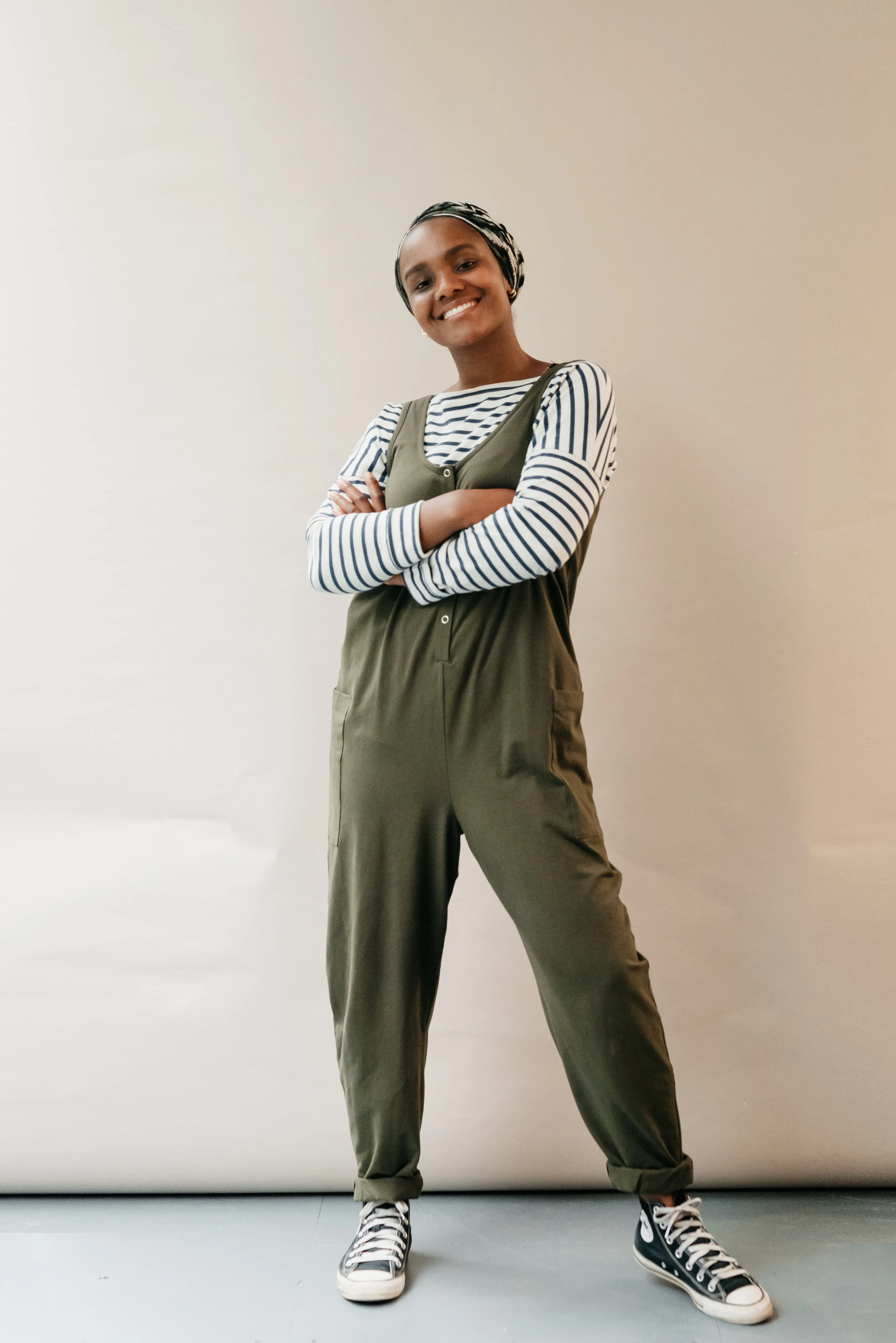 Poppy Jumpsuit - Olive sold by Beyond Nine product image thumbnail 5