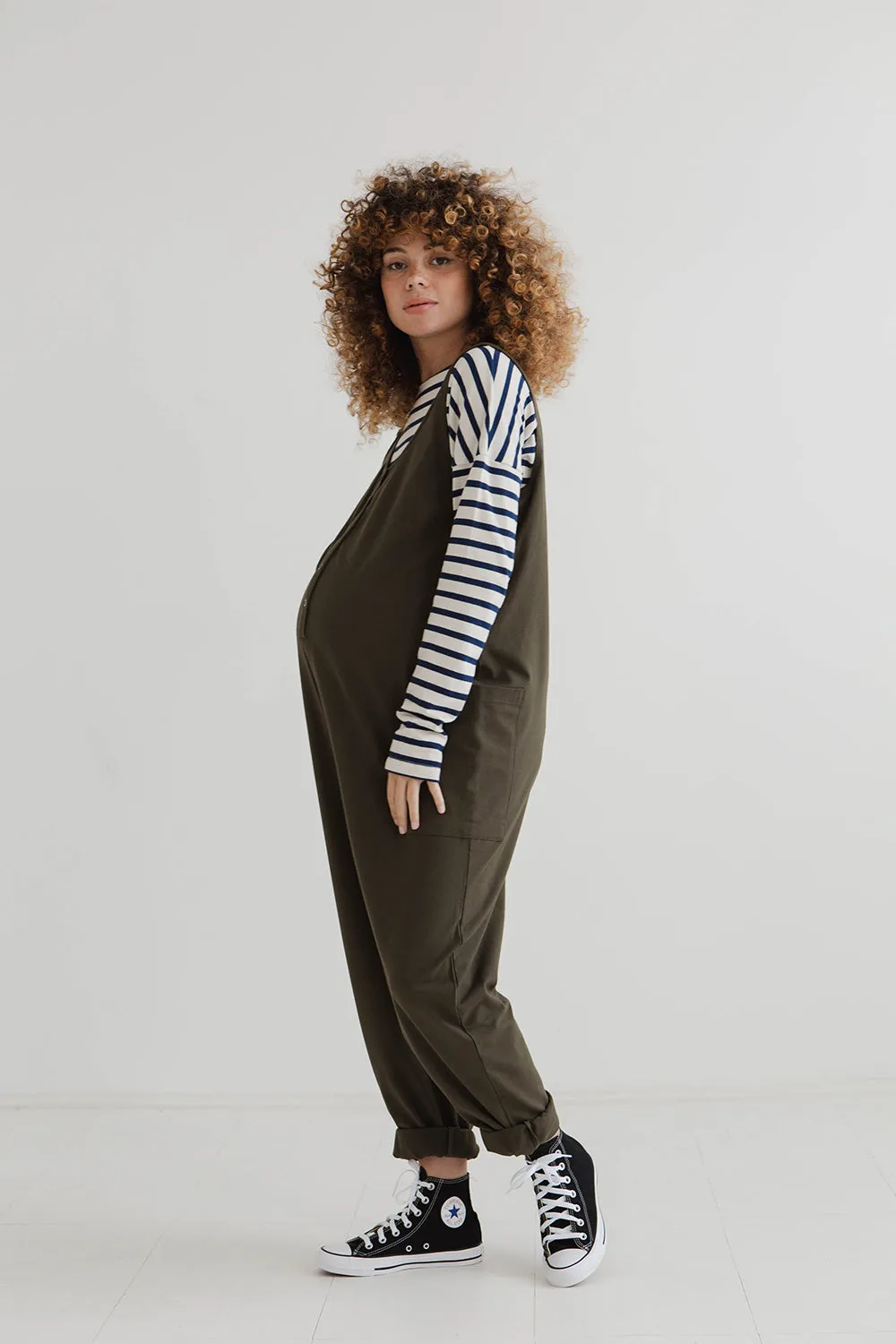 Poppy Jumpsuit - Olive sold by Beyond Nine product image thumbnail 4