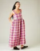 Suki Sonny Check Linen Dress sold by Beyond Nine