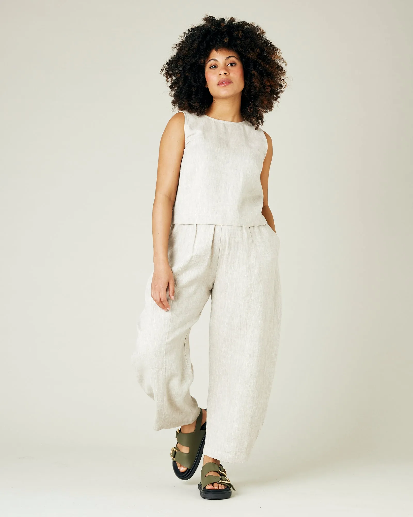 Esme Natural Linen Top sold by Beyond Nine product image thumbnail 5