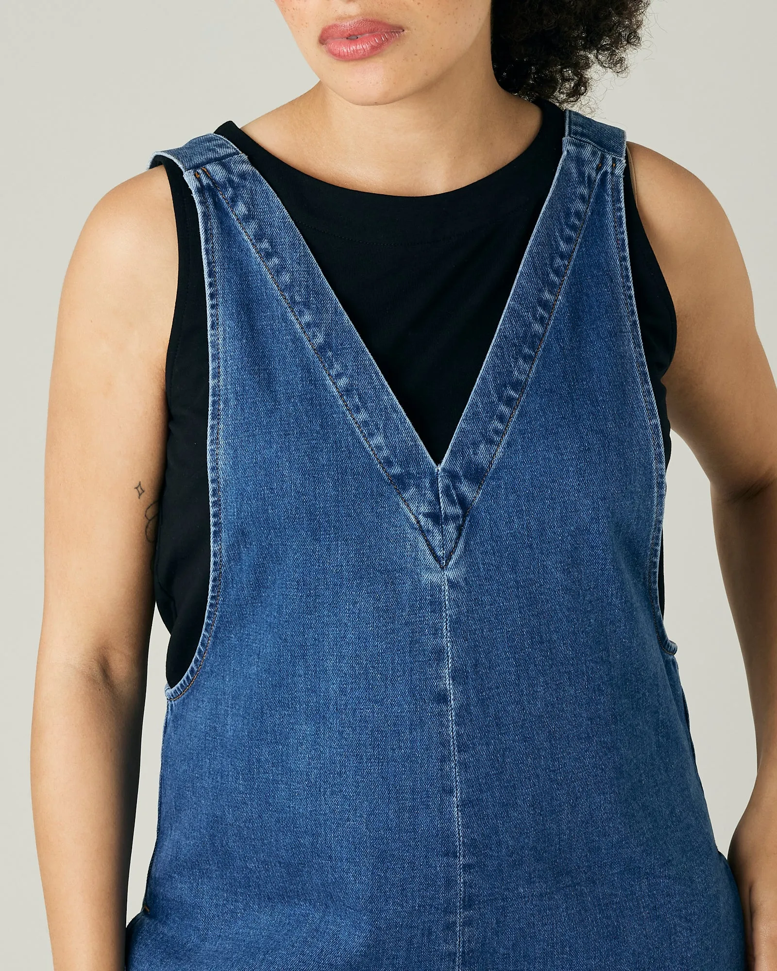Ottie Mid Blue Denim Jumpsuit sold by Beyond Nine product image thumbnail 5