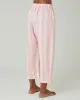 Ultimate PJ Trousers Pink & Ecru Stripe Linen sold by Beyond Nine