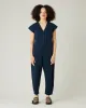 Frankie Navy Cotton Jersey Jumpsuit sold by Beyond Nine