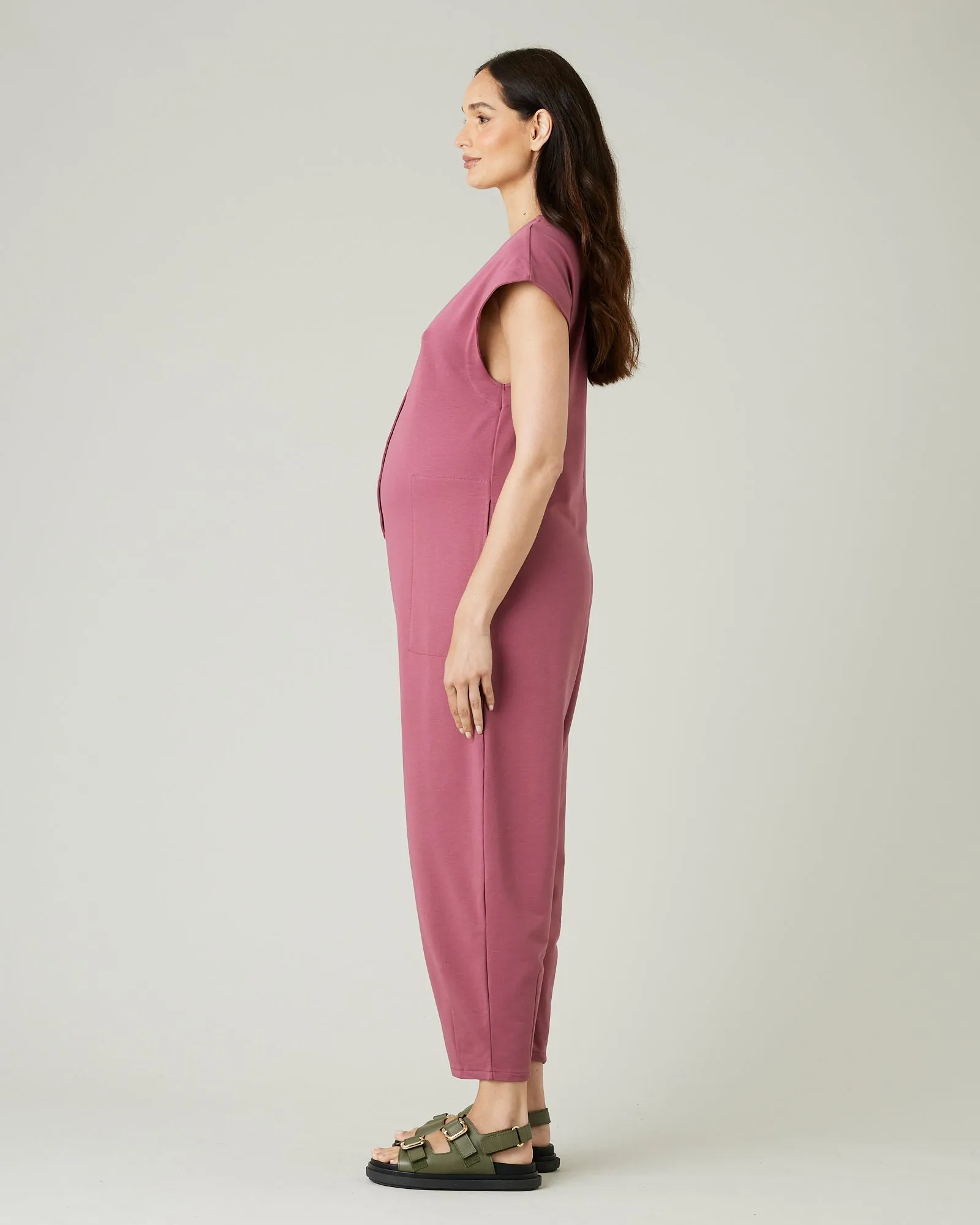 Frankie Autumn Rose Cotton Jersey Jumpsuit sold by Beyond Nine product image thumbnail 2