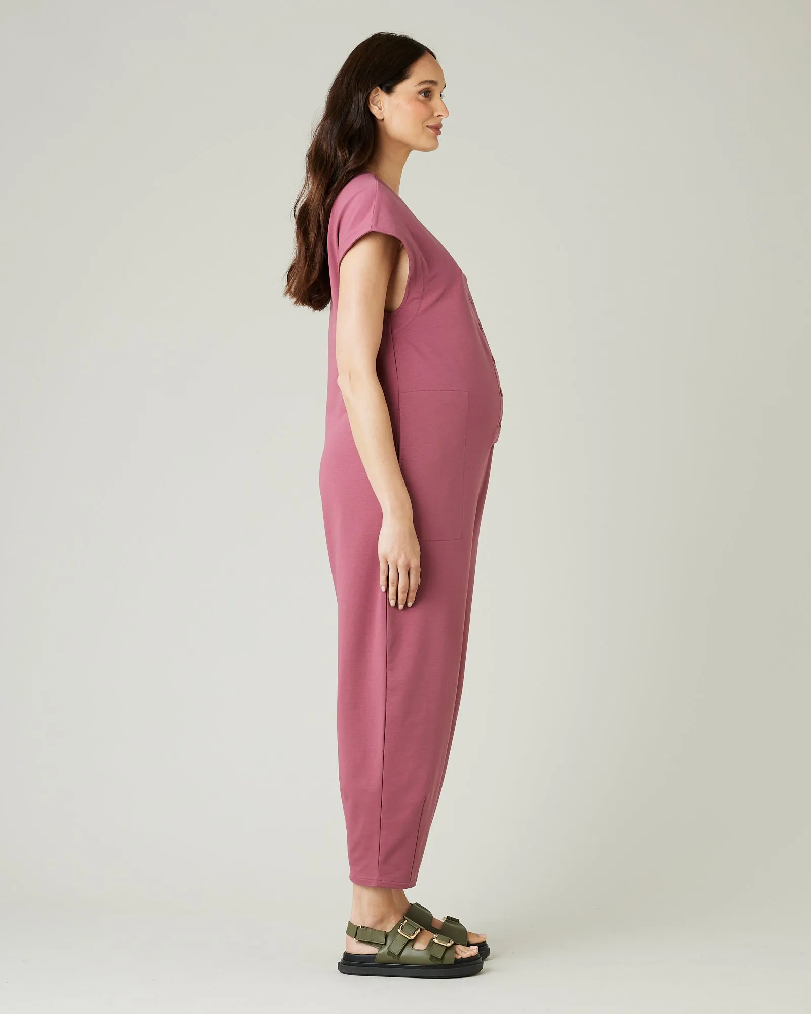 Frankie Autumn Rose Cotton Jersey Jumpsuit sold by Beyond Nine product image thumbnail 4