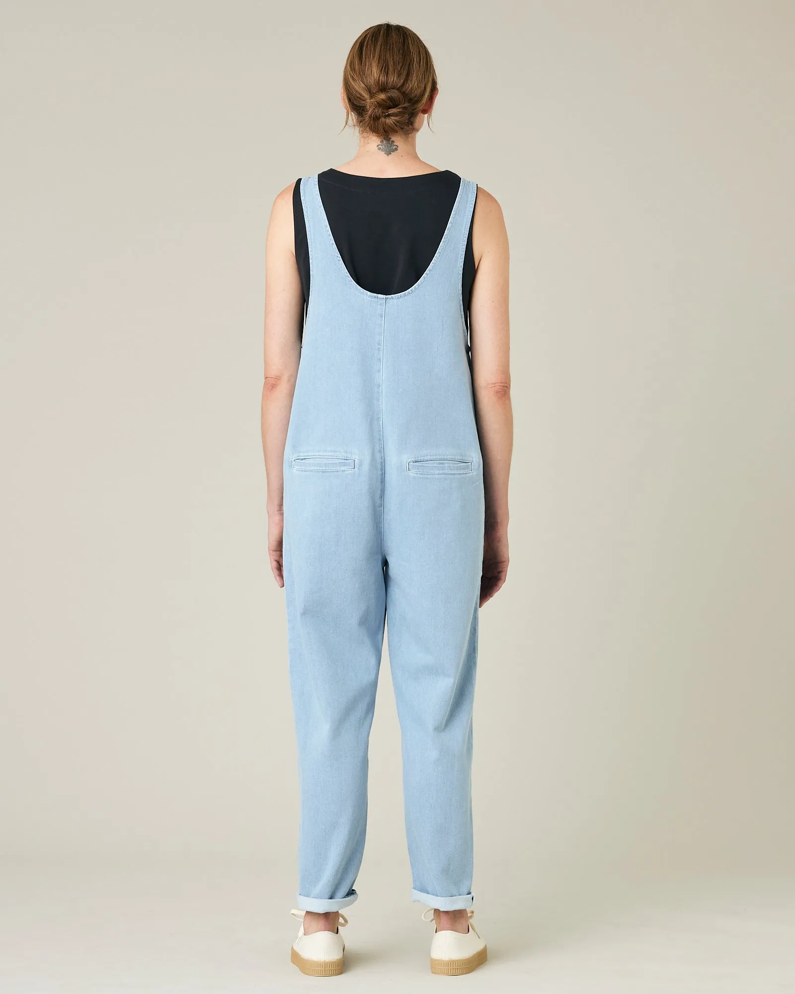 Lola Light Blue Denim Jumpsuit sold by Beyond Nine product image thumbnail 3