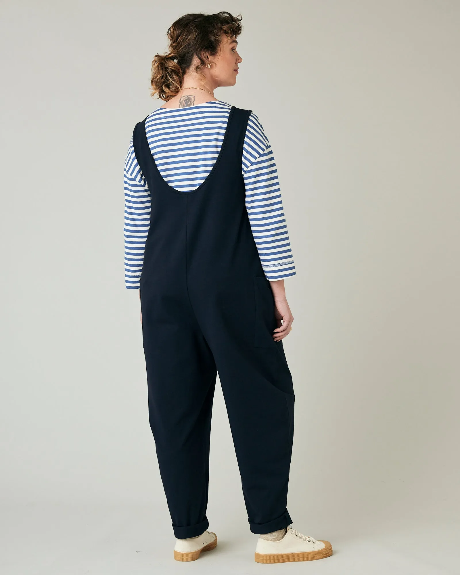 Poppy Jumpsuit - Midnight Navy sold by Beyond Nine product image thumbnail 3