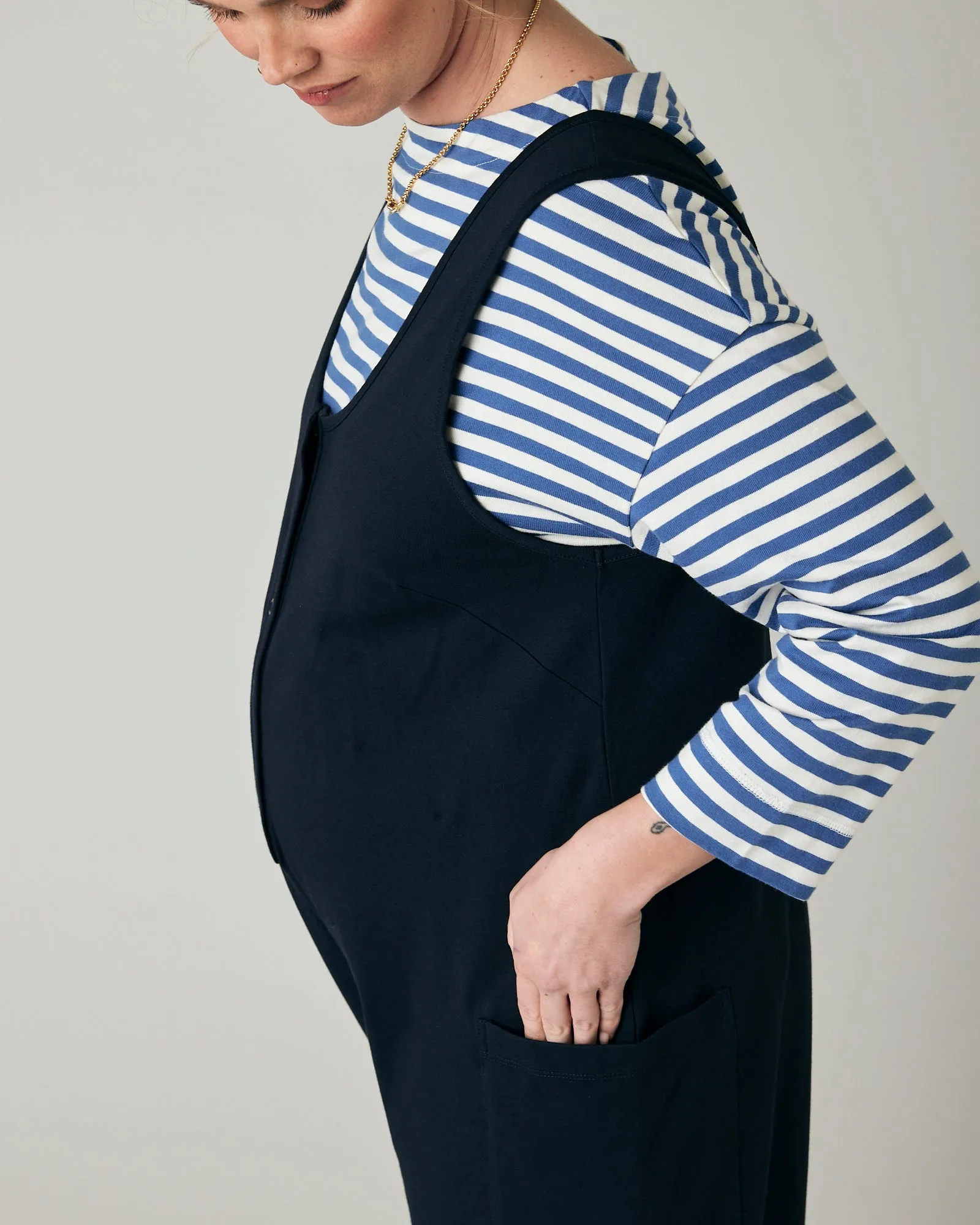 Poppy Jumpsuit - Midnight Navy sold by Beyond Nine product image thumbnail 5