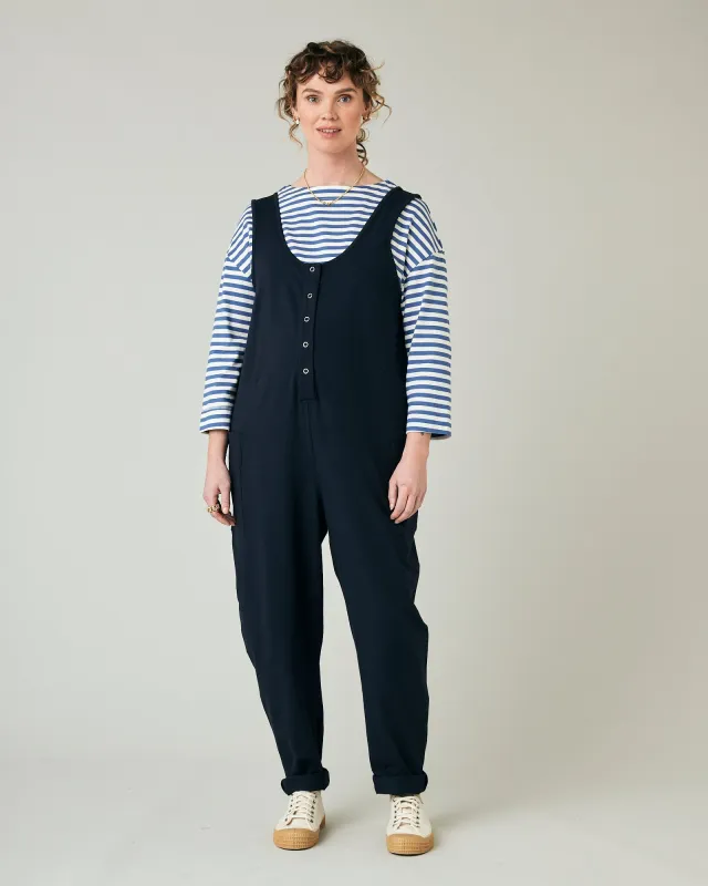 Poppy Jumpsuit - Midnight Navy sold by Beyond Nine