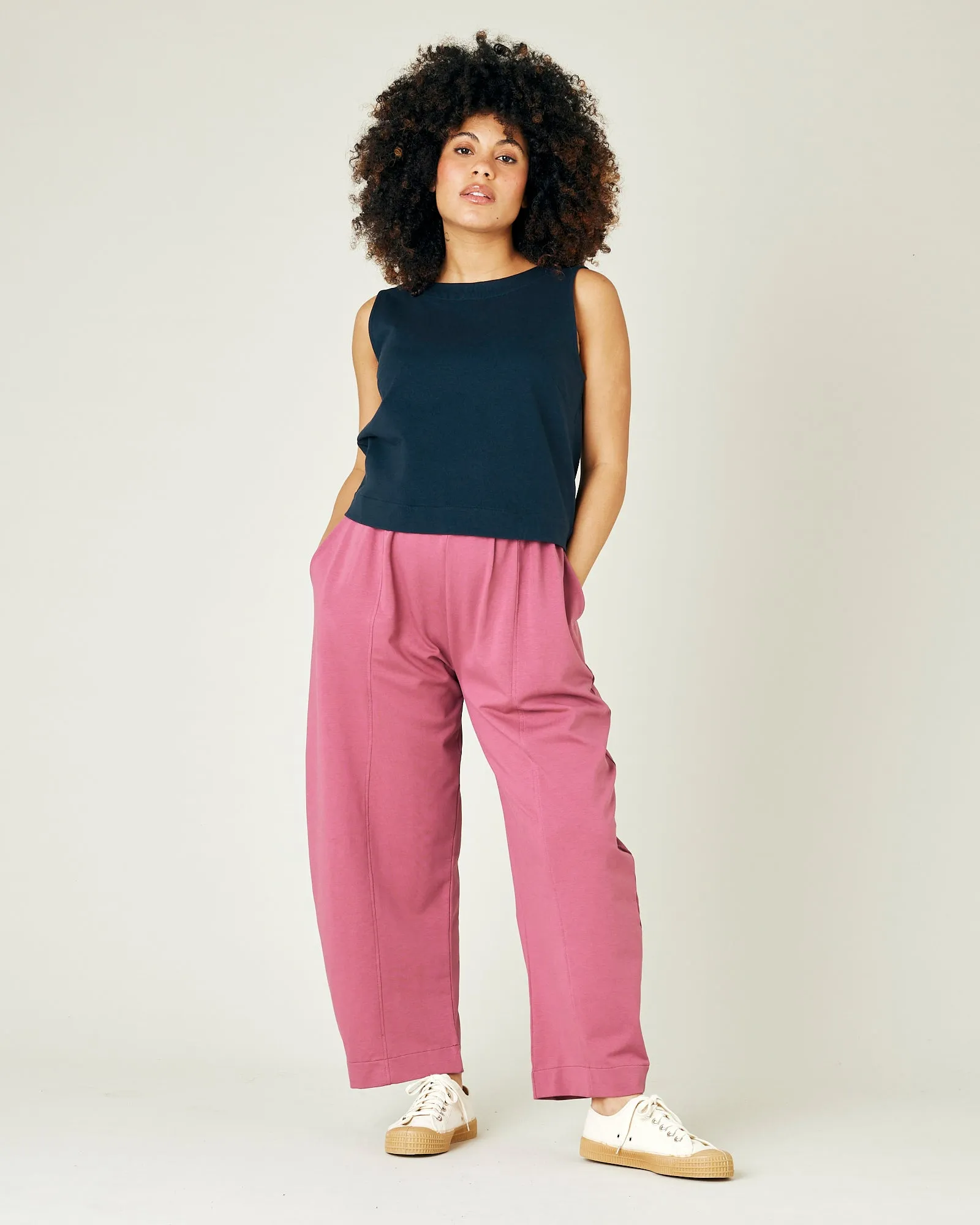 Esme Navy Jersey Top sold by Beyond Nine product image thumbnail 5