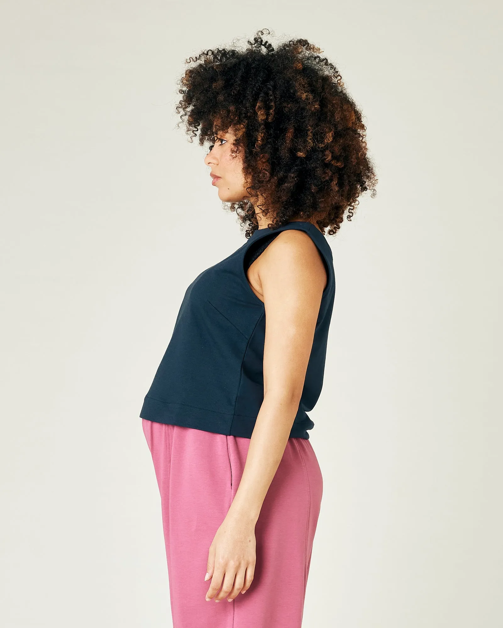 Esme Navy Jersey Top sold by Beyond Nine product image thumbnail 2