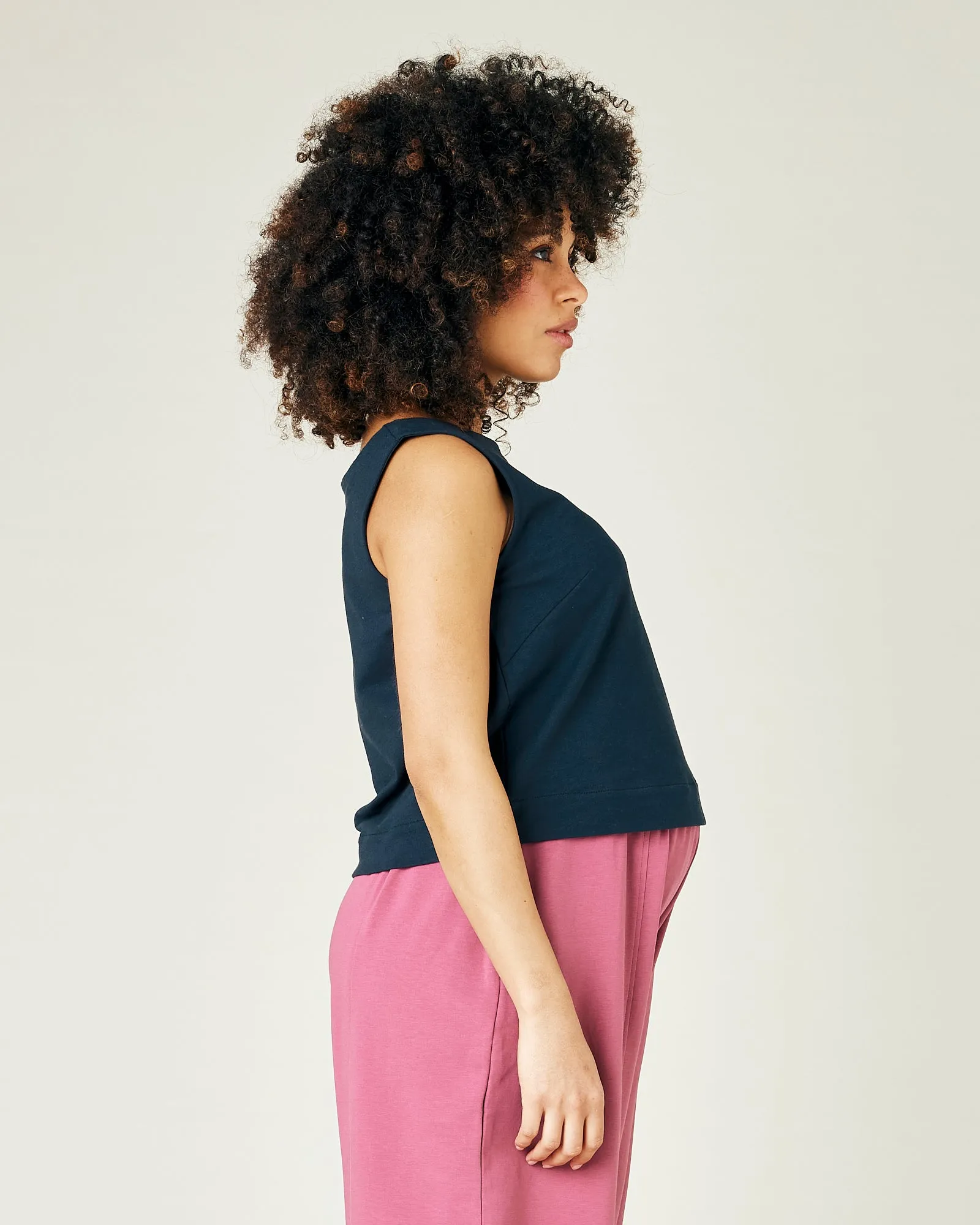 Esme Navy Jersey Top sold by Beyond Nine product image thumbnail 4