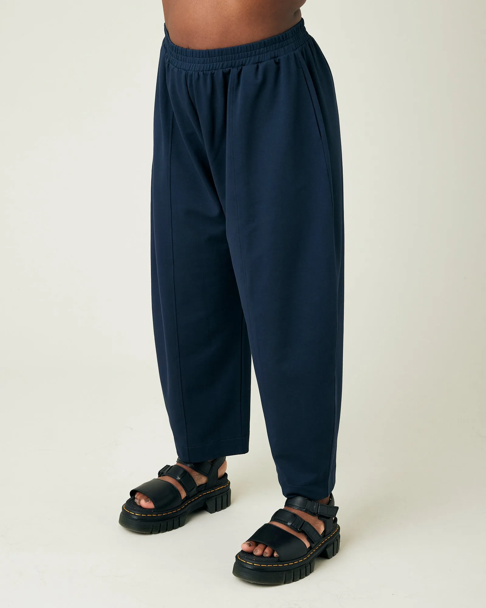 Mabel Navy Jersey Trousers sold by Beyond Nine product image thumbnail 2
