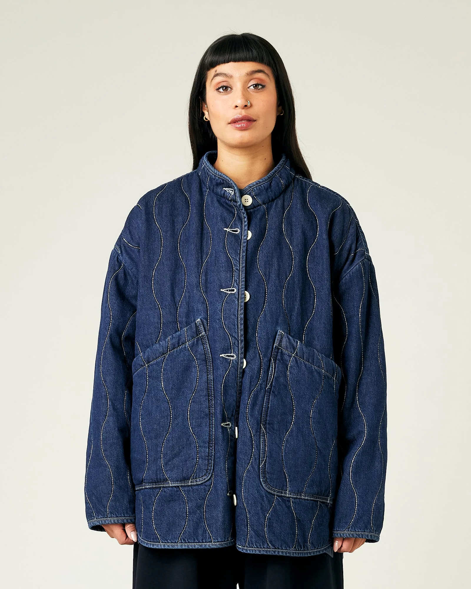 Rue Dark Wash Denim Jacket sold by Beyond Nine