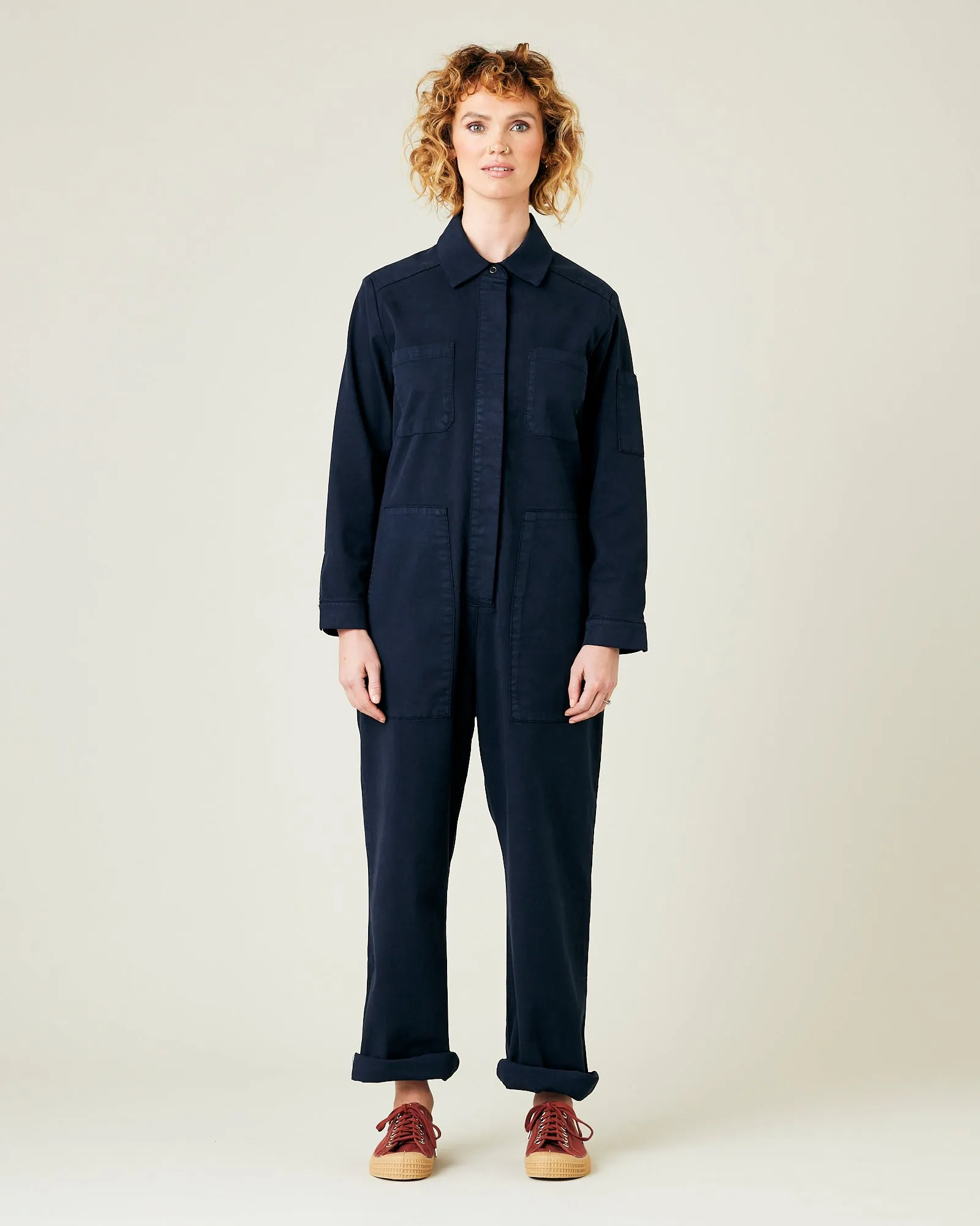 Coverall - Midnight Navy sold by Beyond Nine
