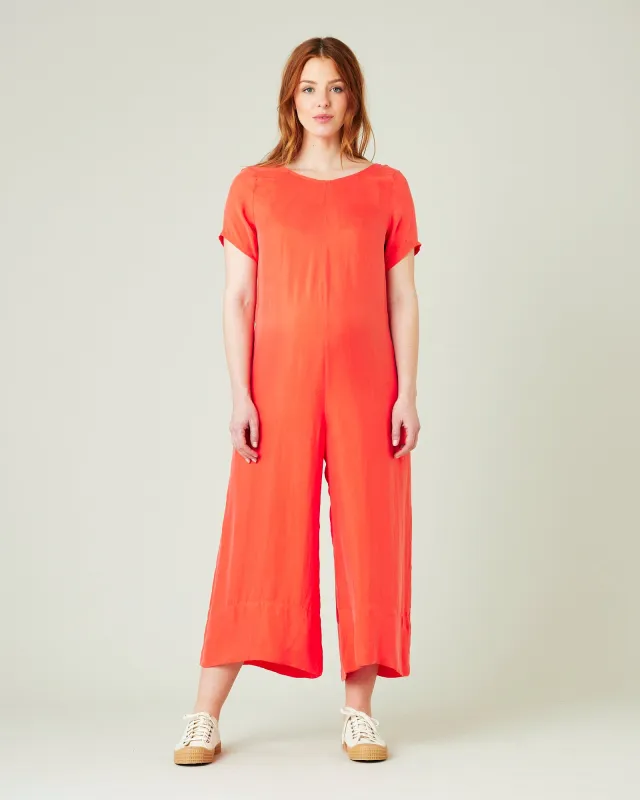 Celine Coral Cupro Jumpsuit sold by Beyond Nine