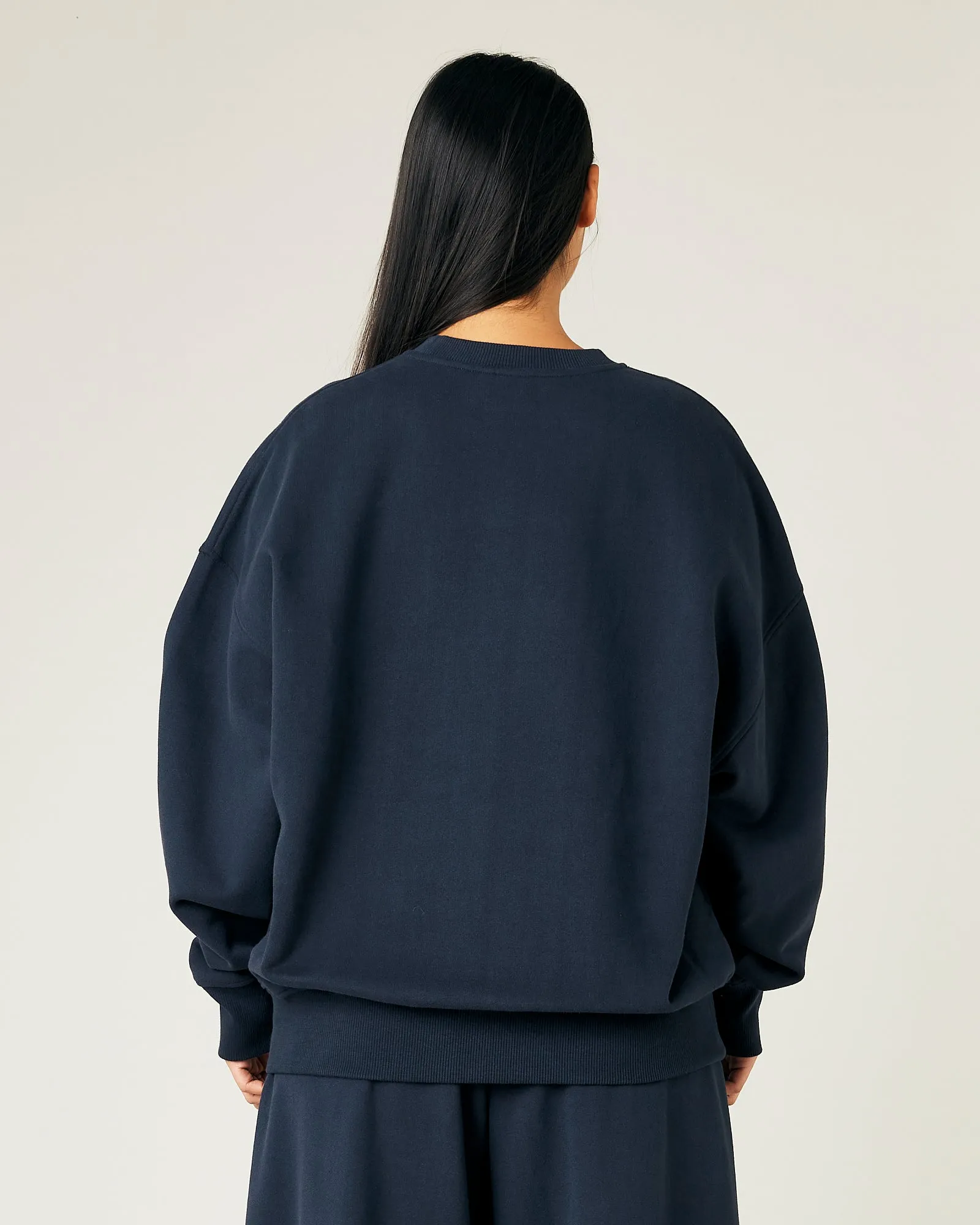 Riley Navy Organic Cotton Jumper sold by Beyond Nine product image thumbnail 4