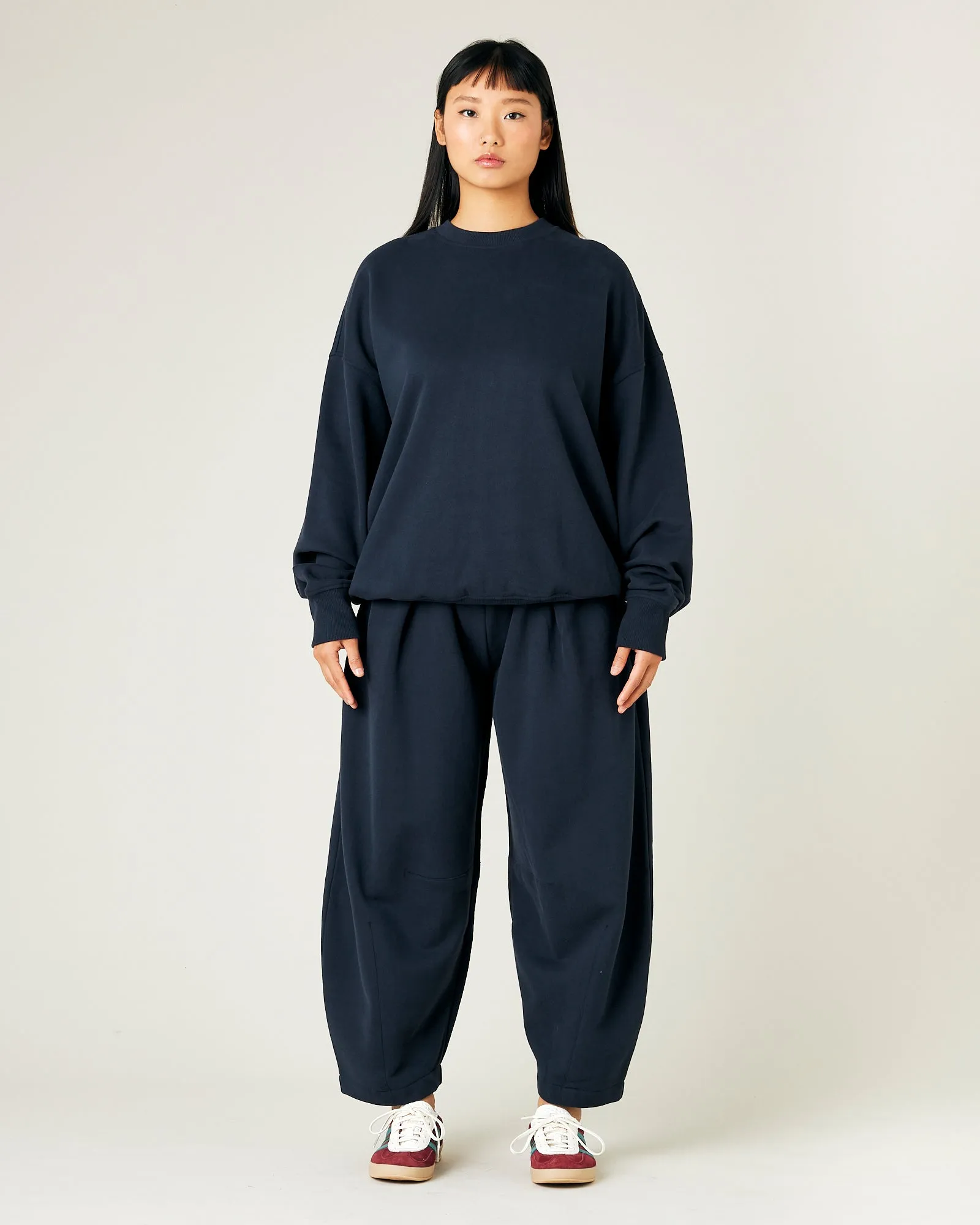 Riley Navy Organic Cotton Jumper sold by Beyond Nine product image thumbnail 2