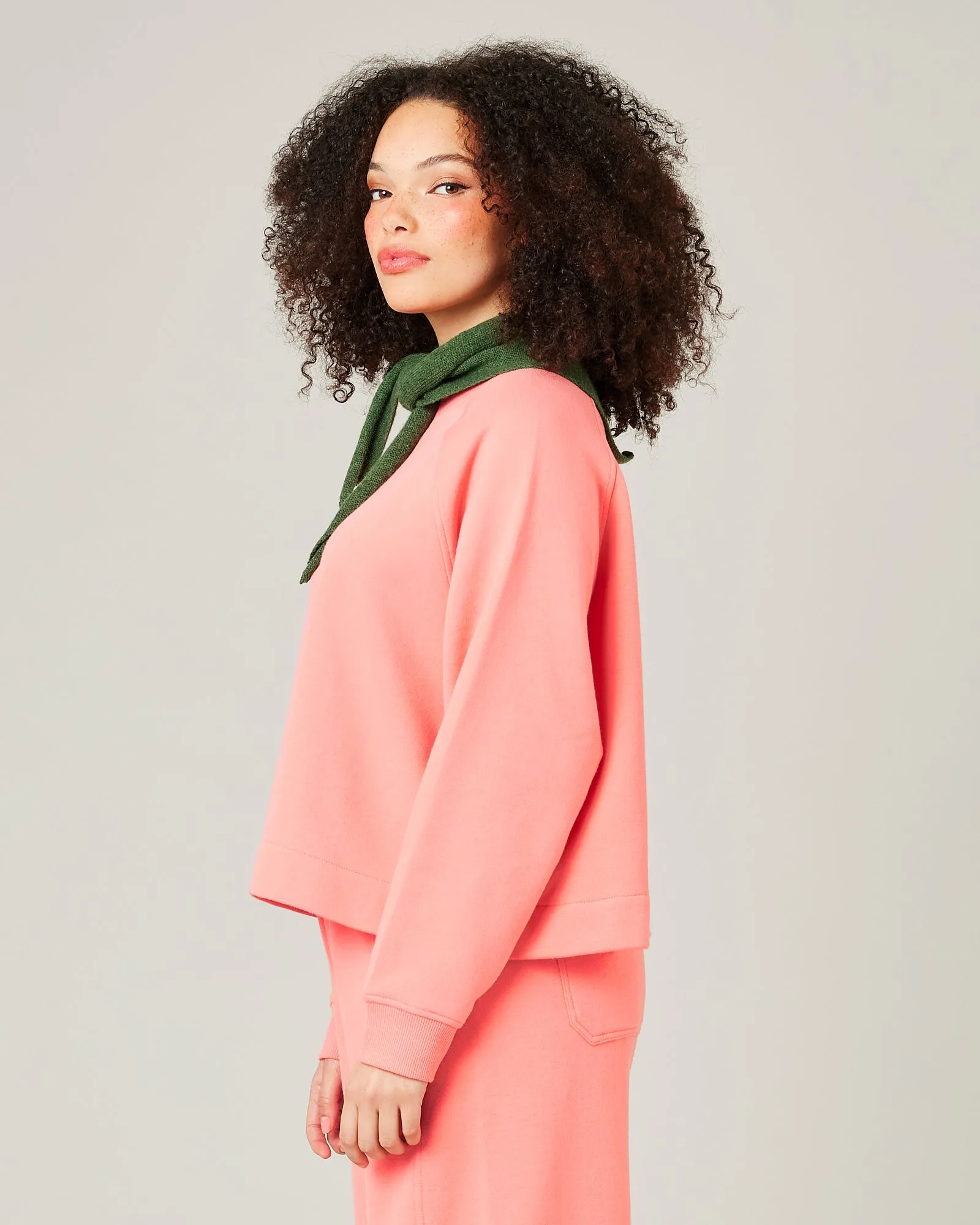 Noa Shrimp Pink Organic Cotton Jumper sold by Beyond Nine product image thumbnail 2
