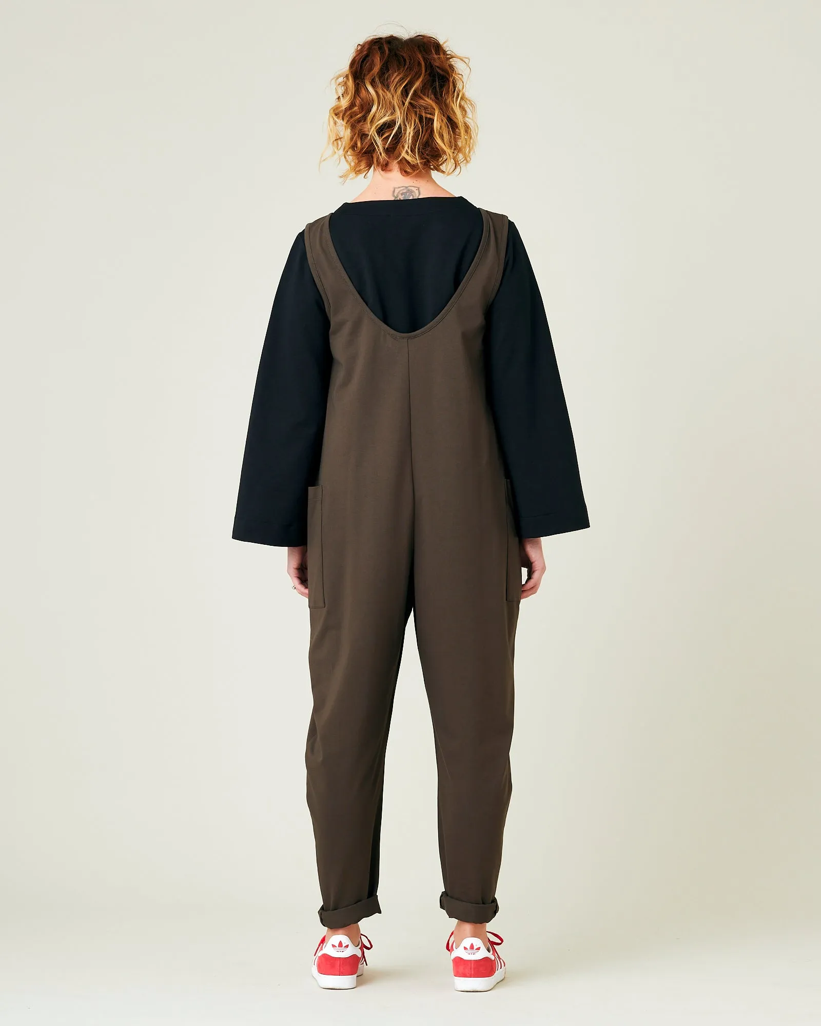 Poppy Cocoa Cotton Jersey Jumpsuit sold by Beyond Nine product image thumbnail 3