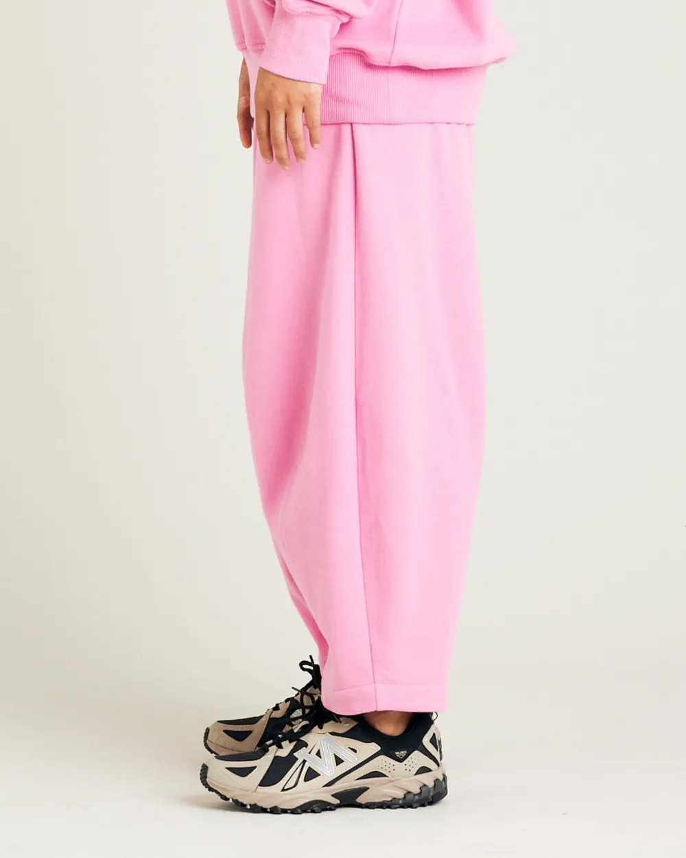 Daisy Pink Organic Cotton Jersey Trousers sold by Beyond Nine product image thumbnail 2