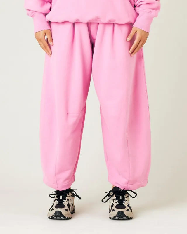Daisy Pink Organic Cotton Jersey Trousers sold by Beyond Nine