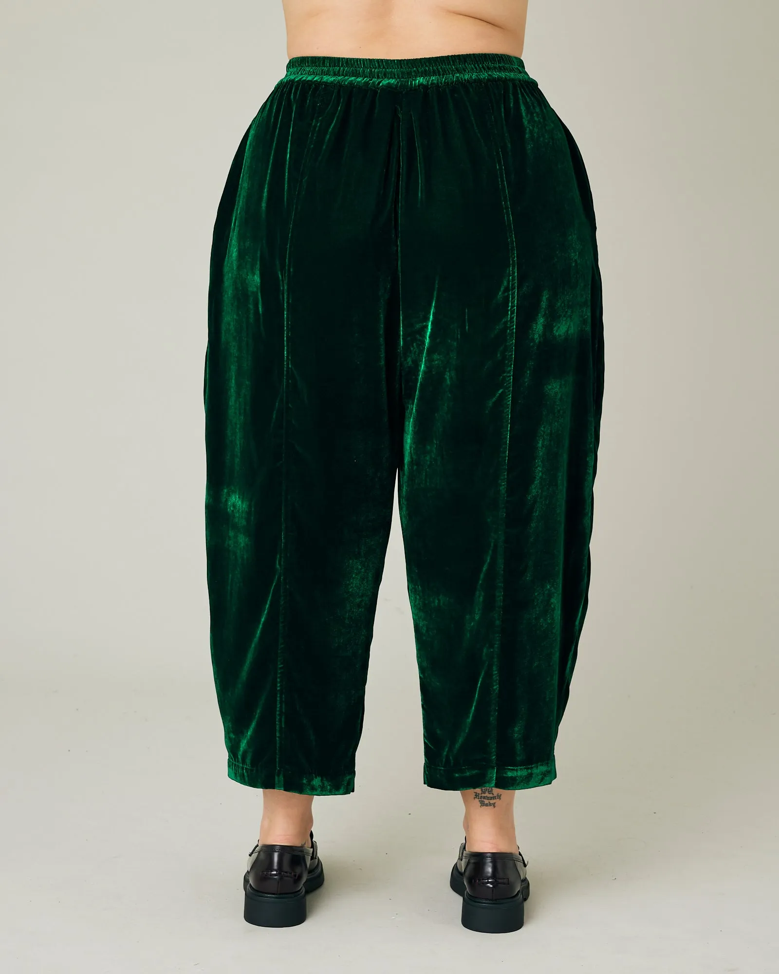 Mabel Green Velvet Trousers sold by Beyond Nine product image thumbnail 3