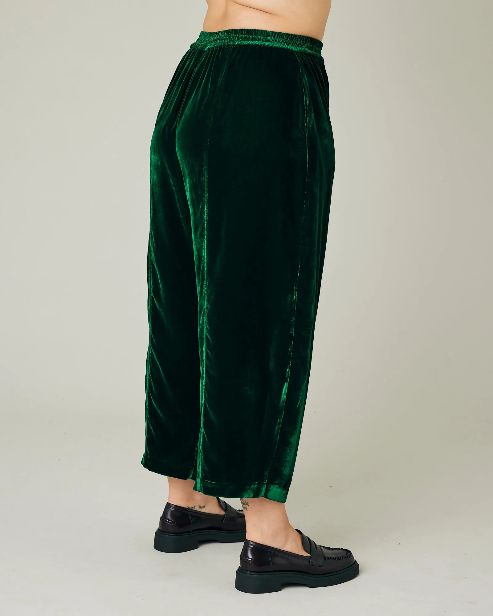 Mabel Green Velvet Trousers sold by Beyond Nine product image thumbnail 4