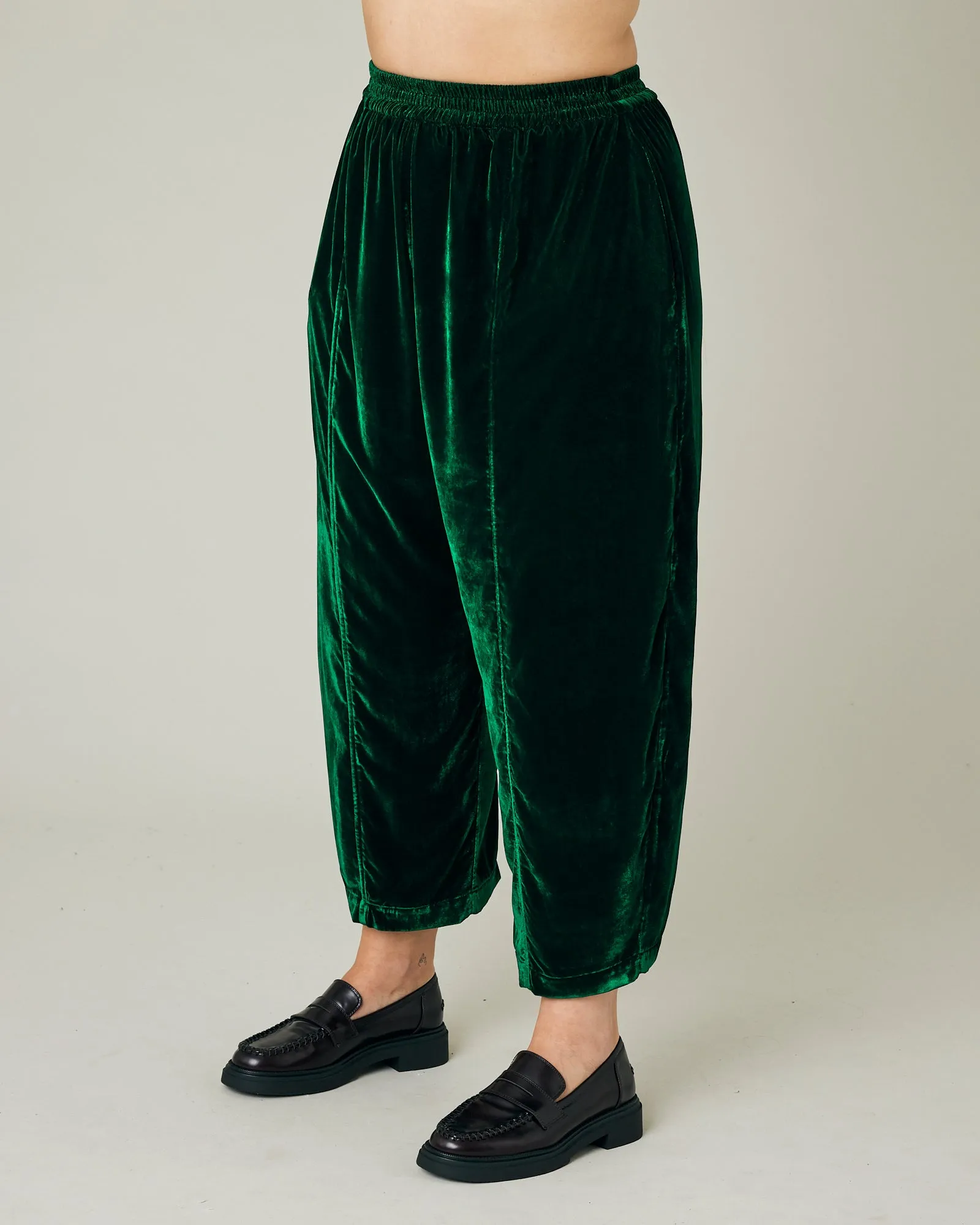 Mabel Green Velvet Trousers sold by Beyond Nine product image thumbnail 2