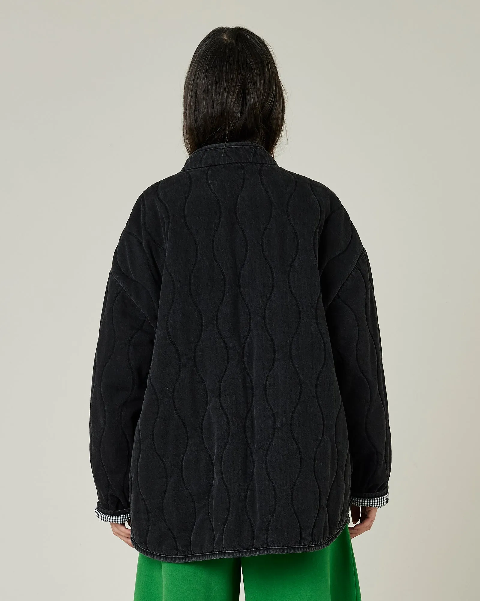 Rue Washed Black Denim Jacket sold by Beyond Nine product image thumbnail 3