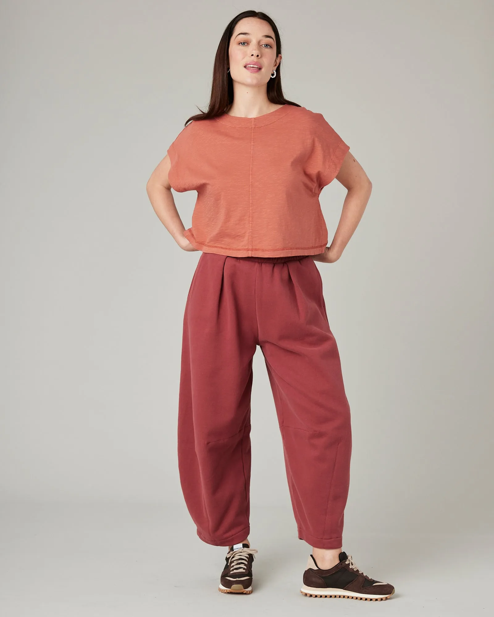Polly Terracotta Jersey Top sold by Beyond Nine product image thumbnail 5