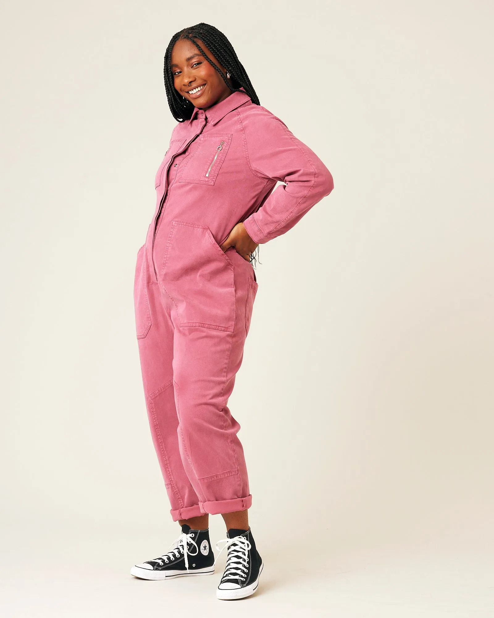 Hallie Autumn Rose Cotton Coverall sold by Beyond Nine product image thumbnail 4