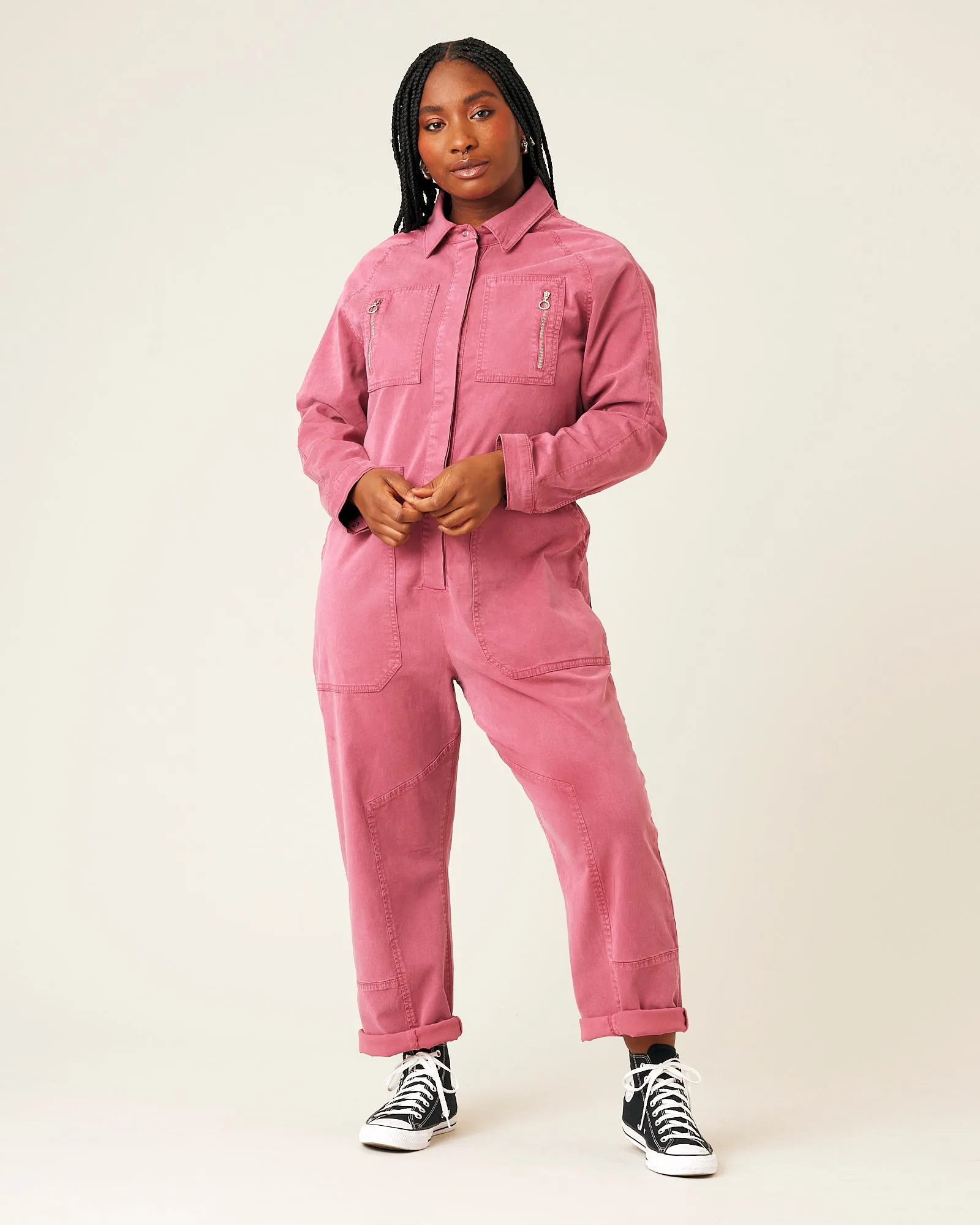 Hallie Autumn Rose Cotton Coverall sold by Beyond Nine product image thumbnail 3