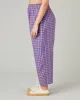Mabel Sunset Check Linen Trousers sold by Beyond Nine