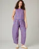 Mabel Sunset Check Linen Trousers sold by Beyond Nine