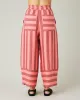 Bobbi Blush Stripe Linen Trousers sold by Beyond Nine