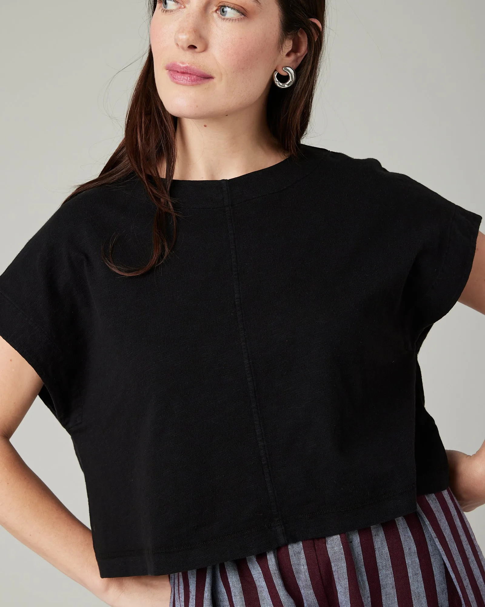 Polly Black Jersey Top sold by Beyond Nine product image thumbnail 5