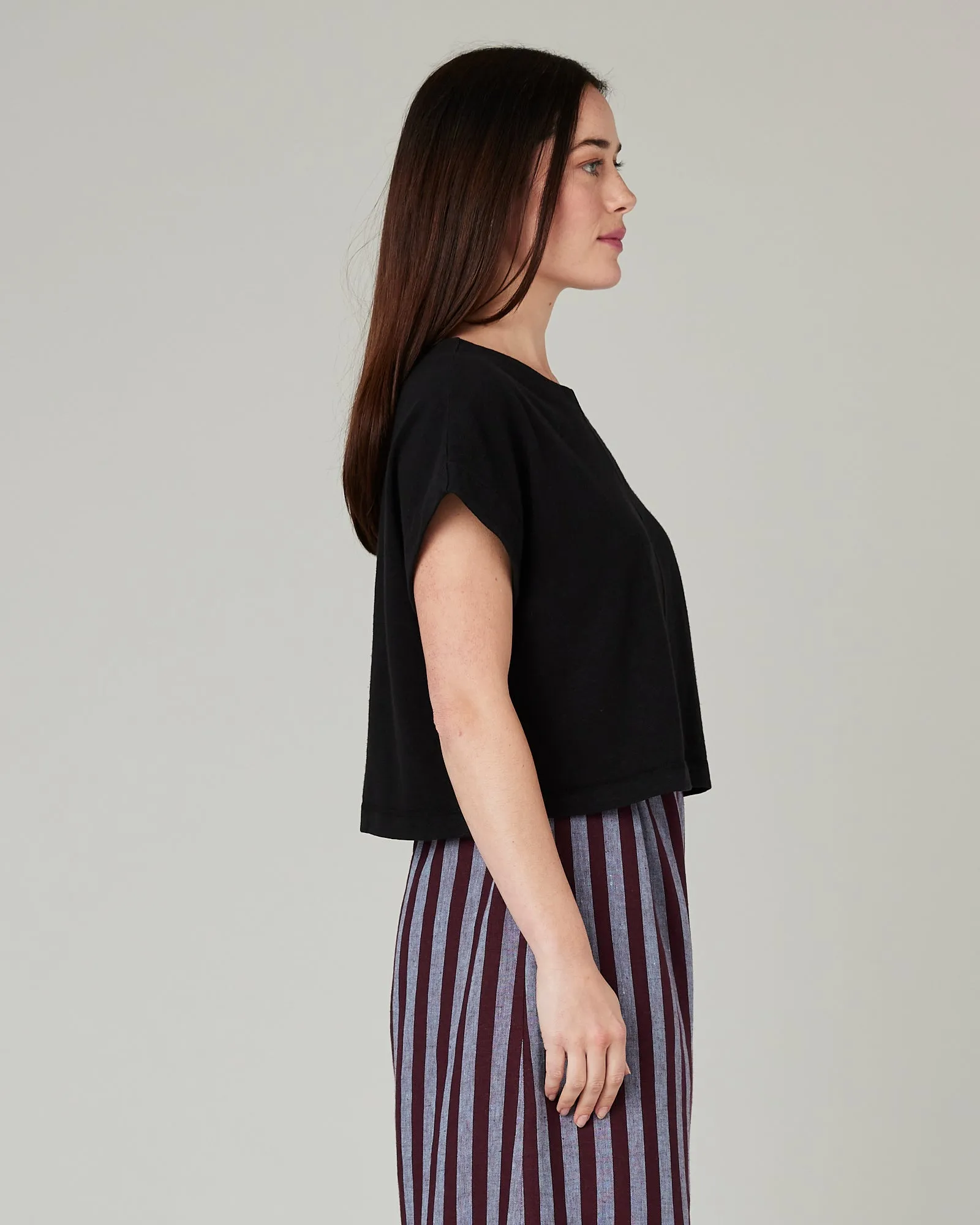 Polly Black Jersey Top sold by Beyond Nine product image thumbnail 4