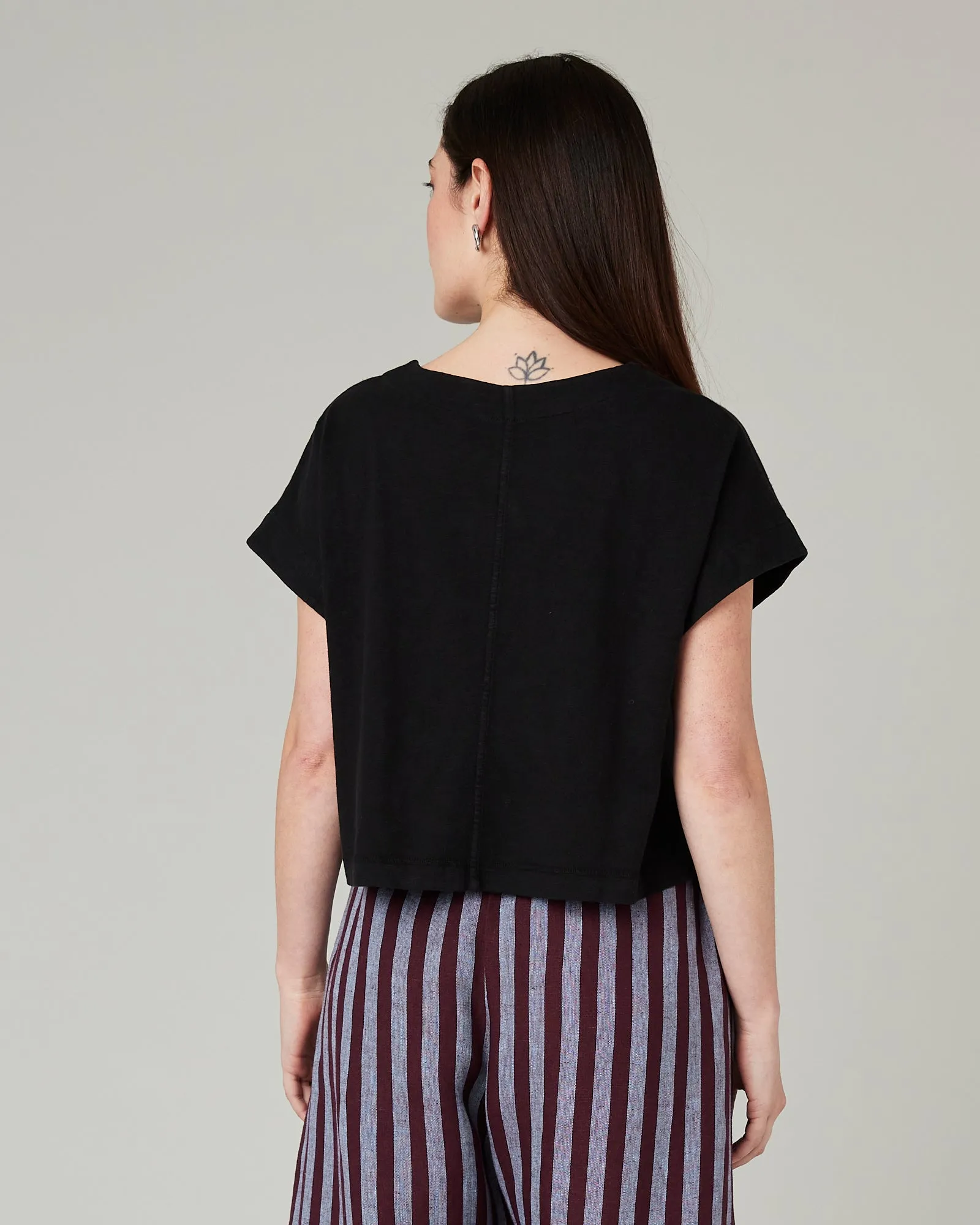 Polly Black Jersey Top sold by Beyond Nine product image thumbnail 3