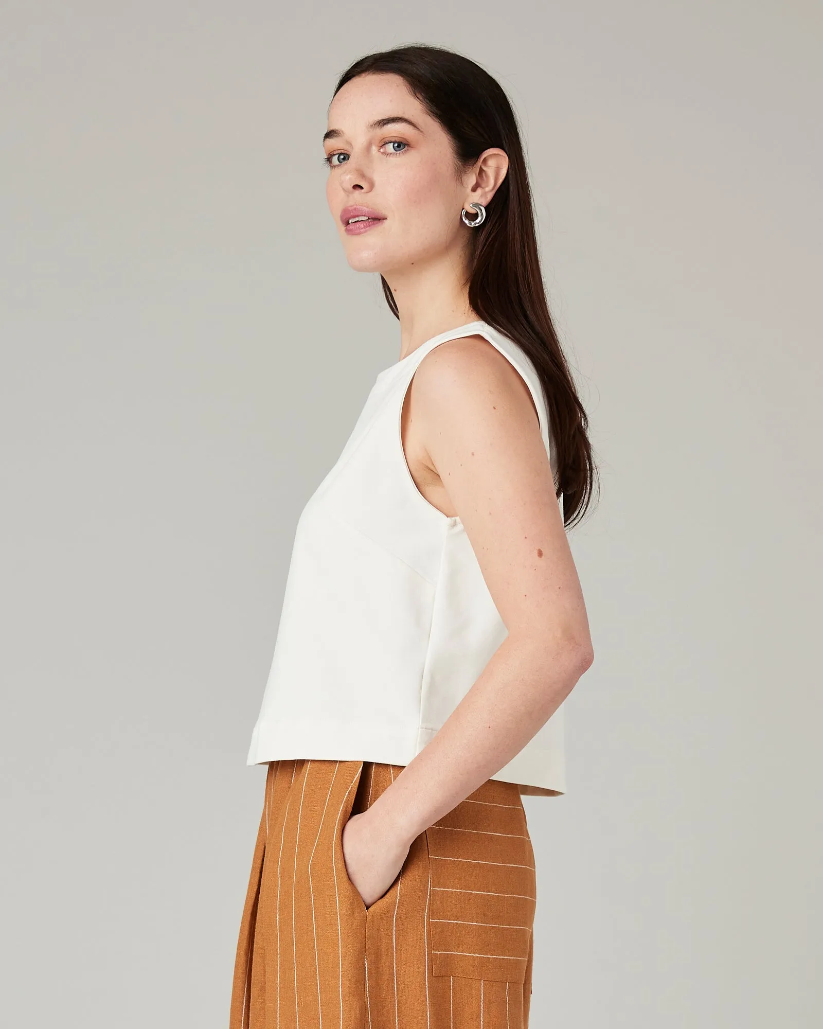 Esme Ecru Jersey Top sold by Beyond Nine product image thumbnail 2