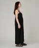 Cari Black Linen Jumpsuit sold by Beyond Nine
