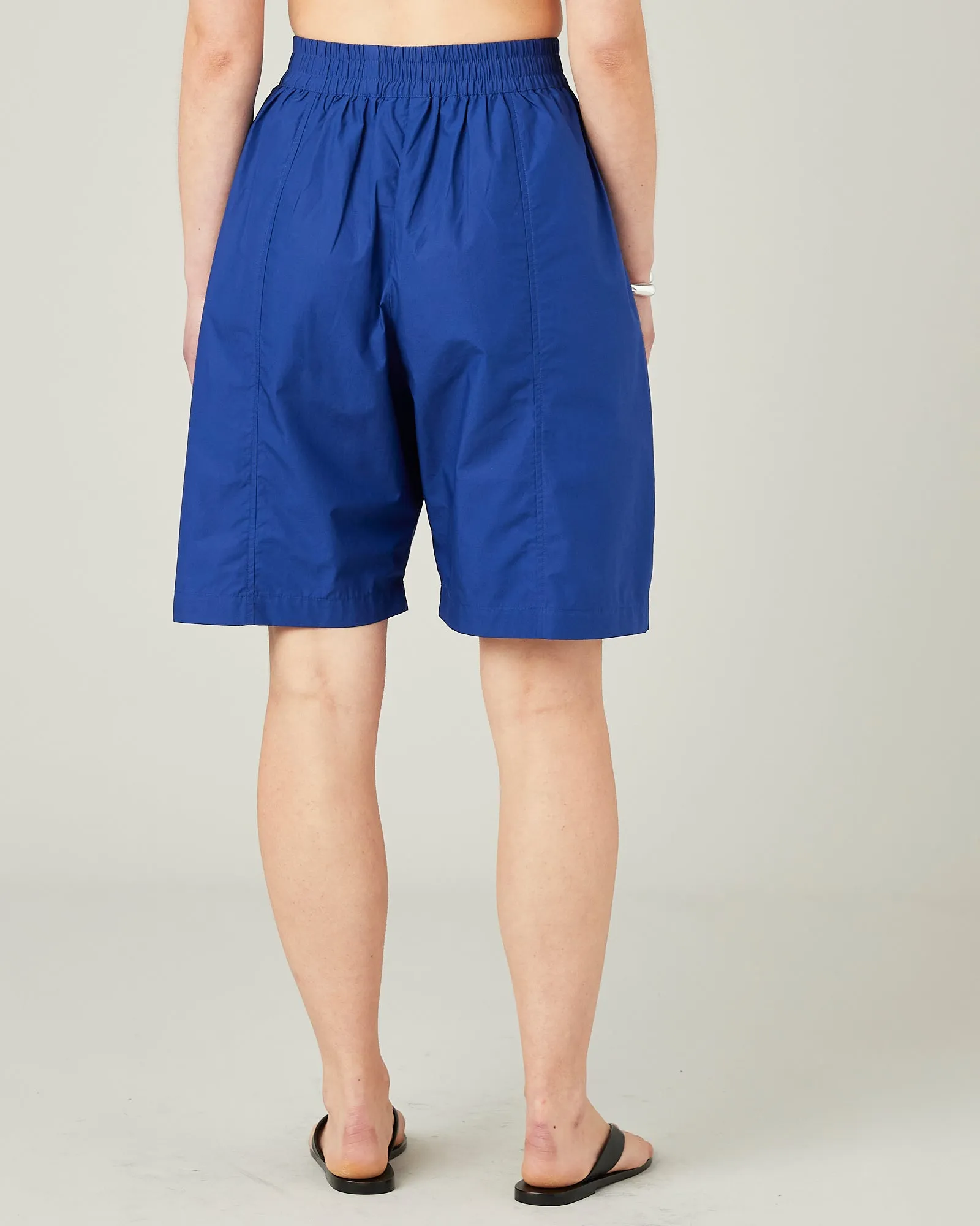 Liv Cobalt Cotton Poplin Shorts sold by Beyond Nine product image thumbnail 3