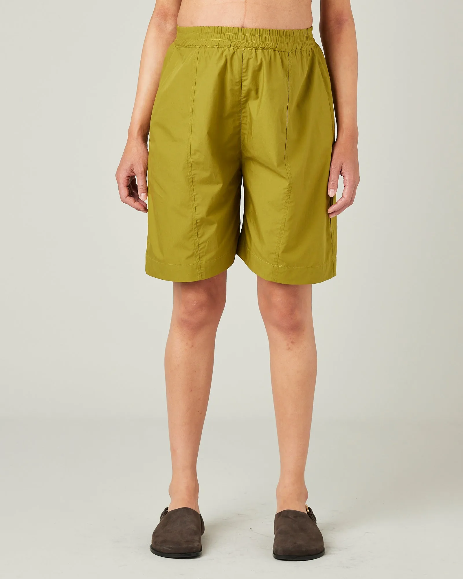Liv Olive Cotton Poplin Shorts sold by Beyond Nine product image thumbnail 5